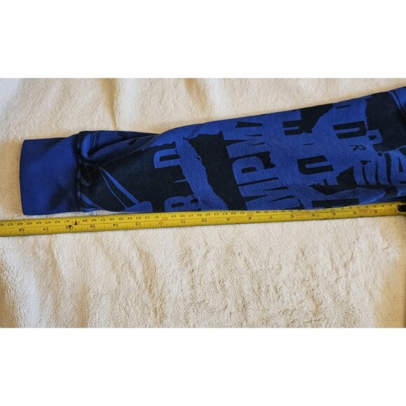 Jordan Boy's Blue/Black Essentials Allover Print Fleece Hoodie Age 12/13 Years - Picture 5 of 9
